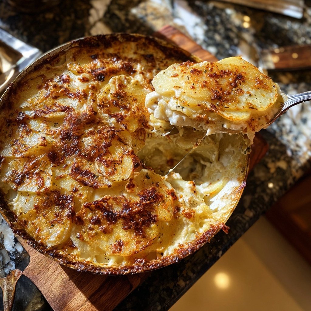 Sunday Creamy Potato Gratin