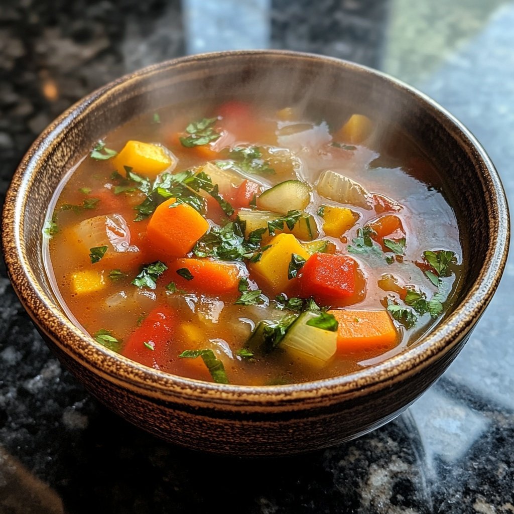 Quick Vegetable Soup Recipe