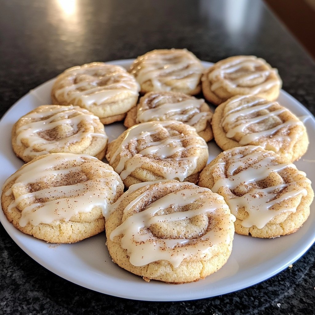 Soft and Chewy Cinnamon Roll Sugar Cookies