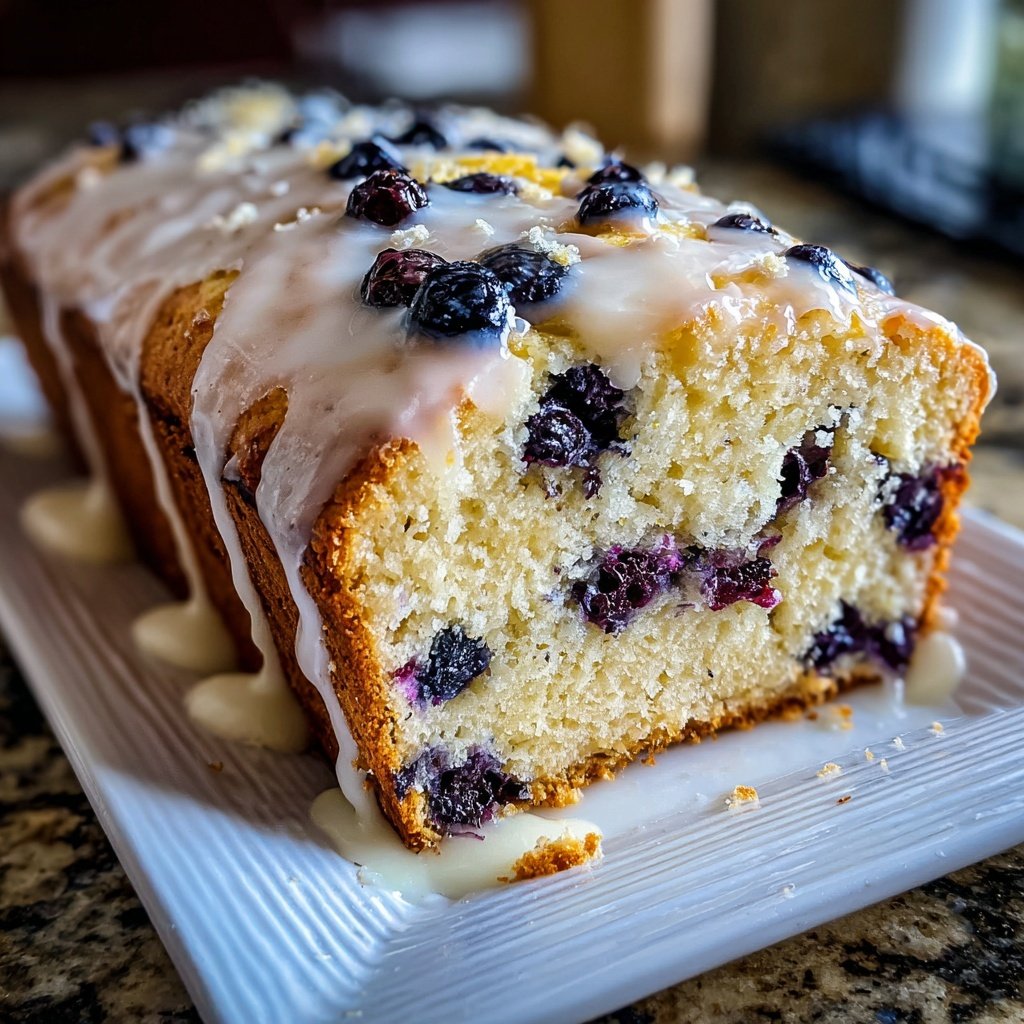 Blueberry Lemon Yogurt Bread