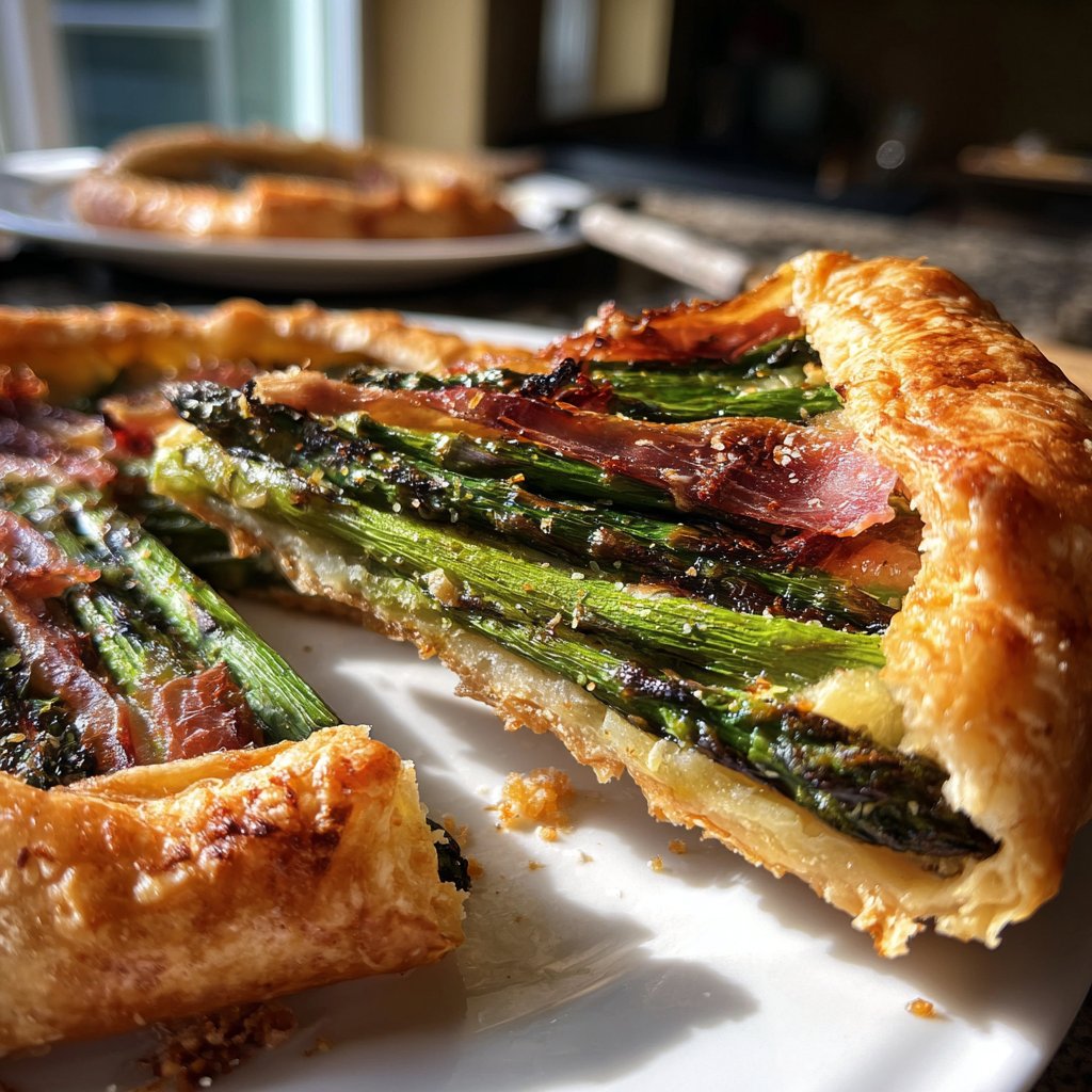 Asparagus and Prosciutto Tart