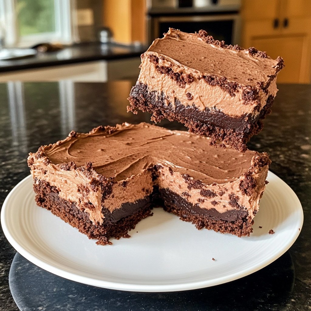 Chocolate Mousse Brownies: Creamy Layers With Decadent Flavor - Emma's Cake Studio