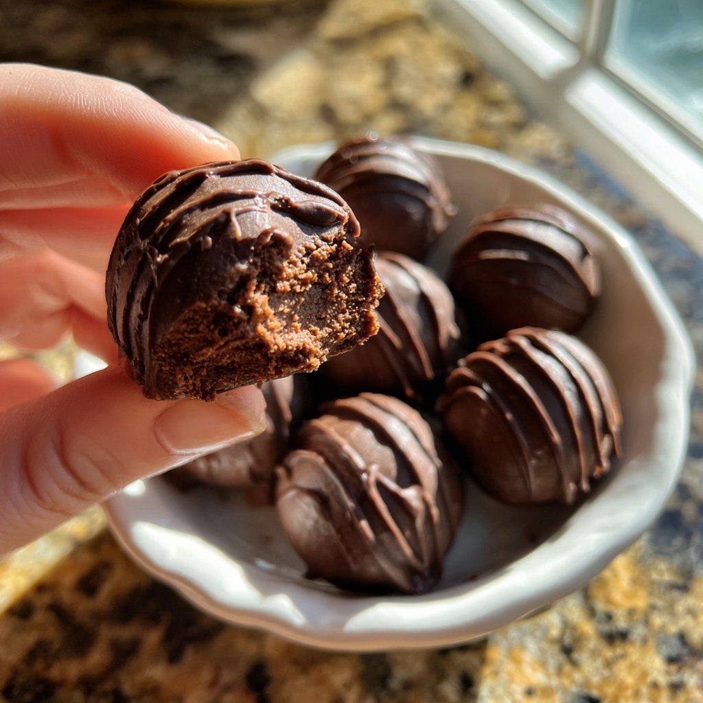 Chocolate Cheesecake Truffles