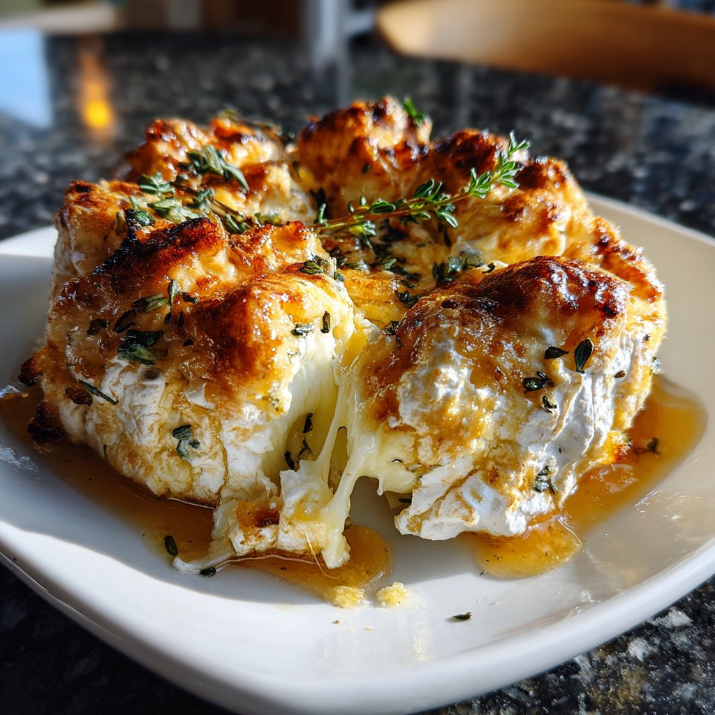 Camembert with Honey and Thyme