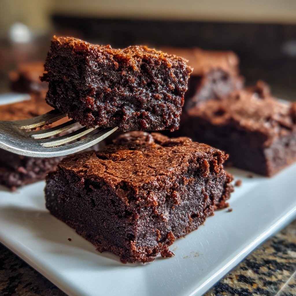 Cottage Cheese Brownies with Vanilla Bean