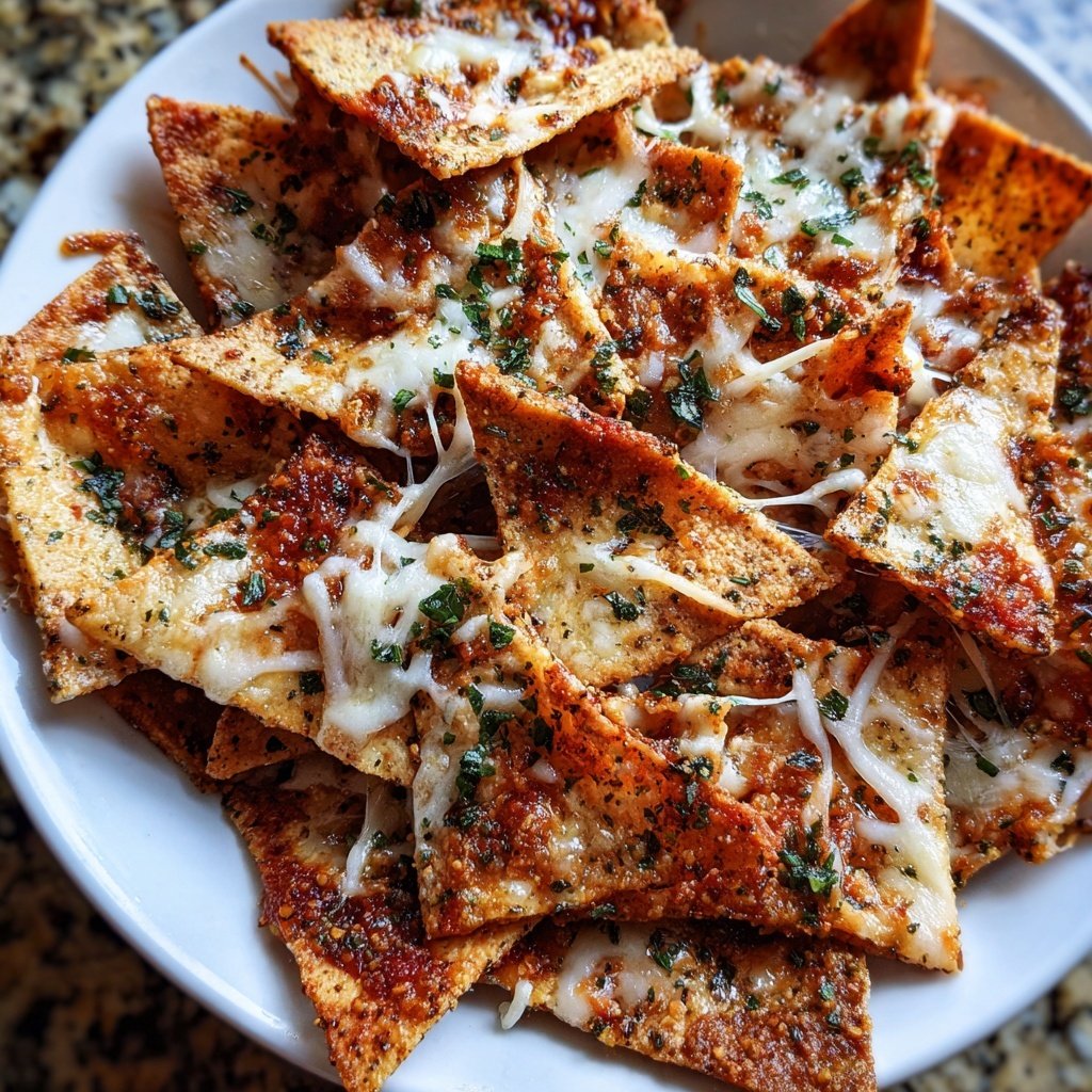 2 Ingredient Pizza Chips