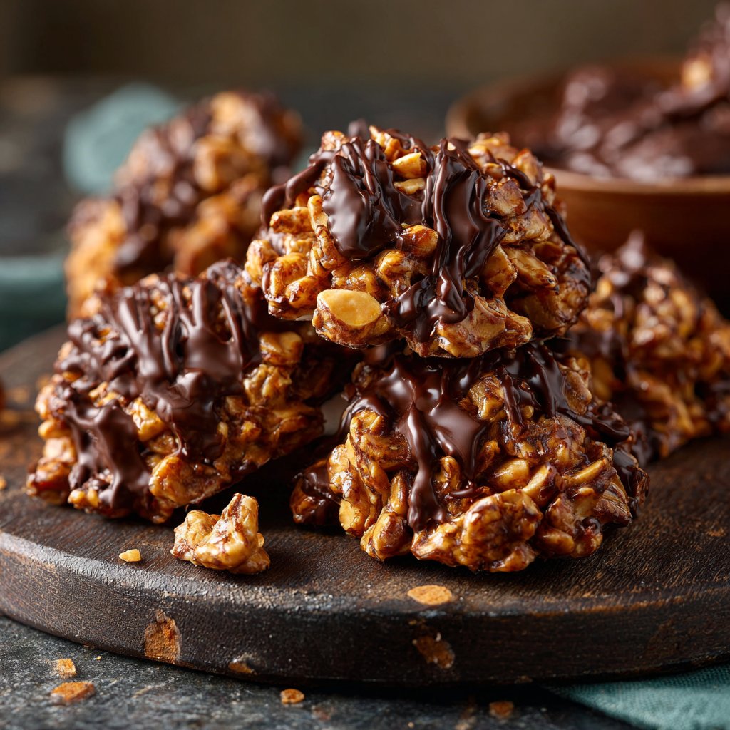 Chocolate Coconut Peanut Clusters
