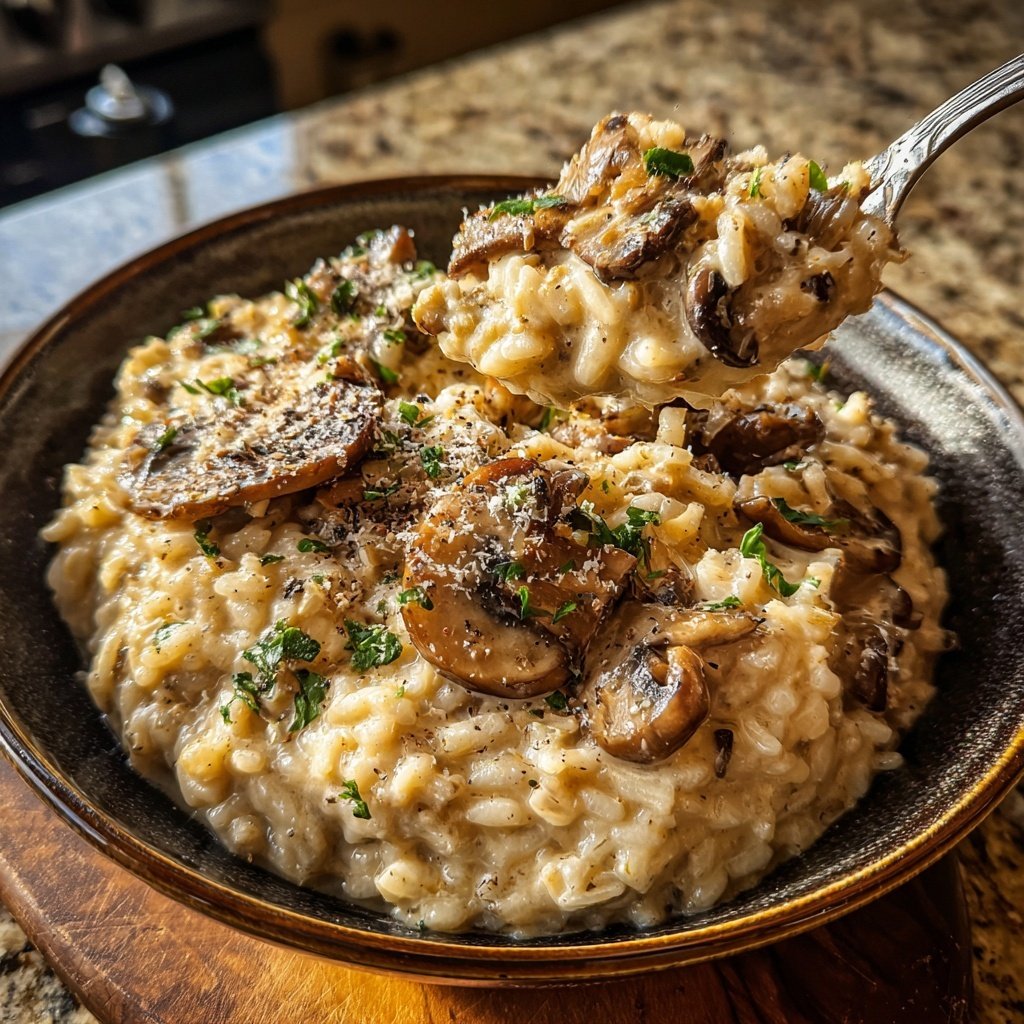 Creamy Mushroom Risotto