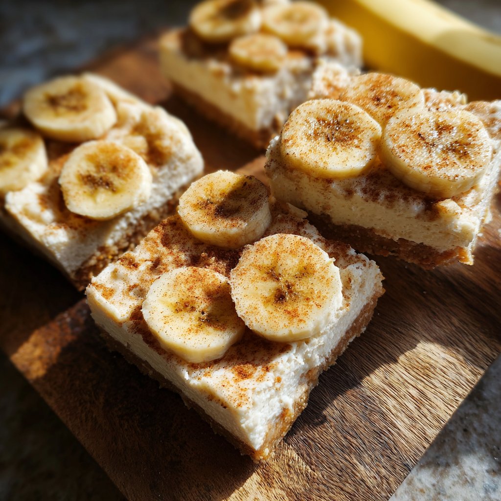 Cinnamon Banana Yogurt Squares