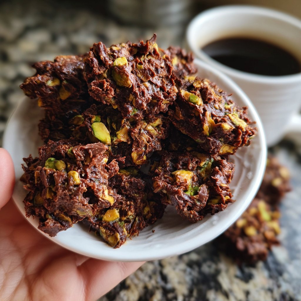 Chocolate Pistachio Snack Bites