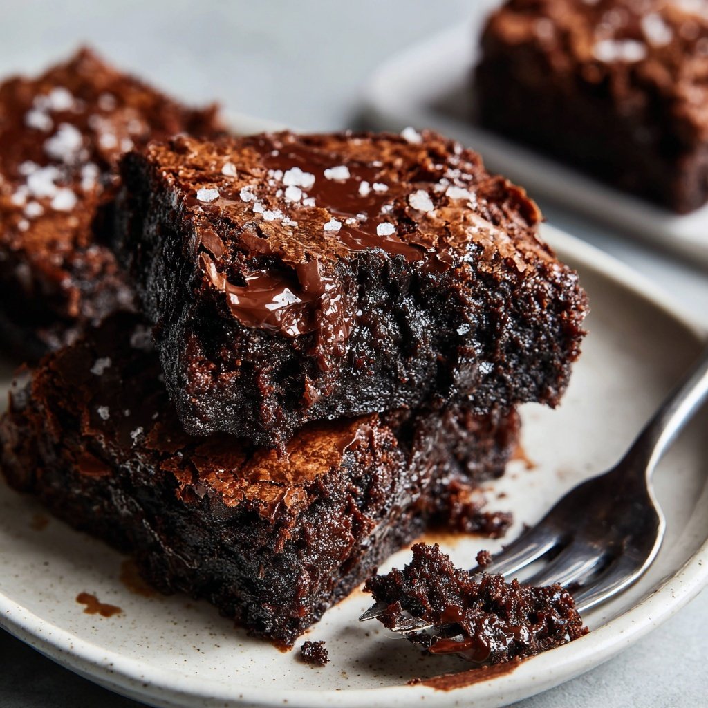 Sourdough Discard Brownies With Cocoa
