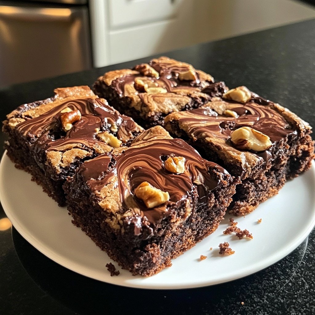 The Best Fudgy Chewy Brookies