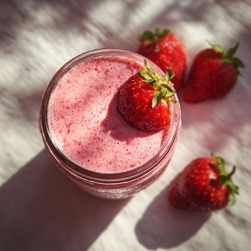 Strawberry Oatmeal Smoothie