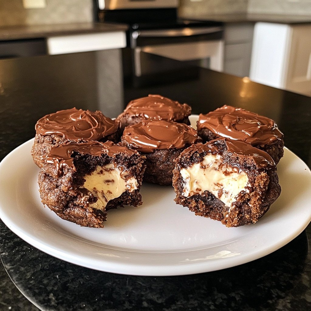 Choco Cheesecake Cookie Bites