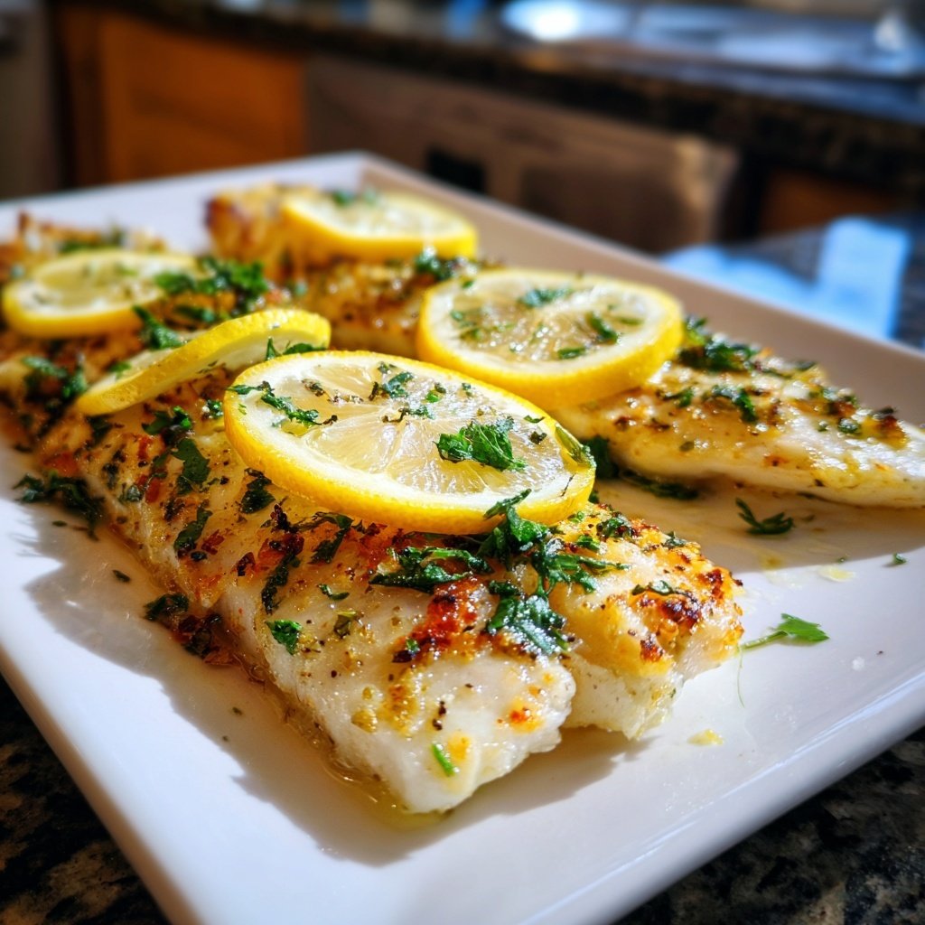 Healthy & Light Lemon Grilled Fish Plate
