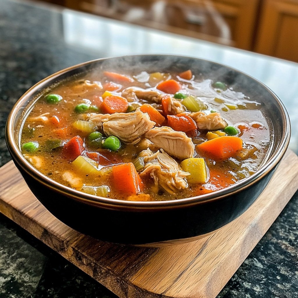 Set-It-and-Forget-It Slow Cooker Chicken Ramen-Inspired Soup