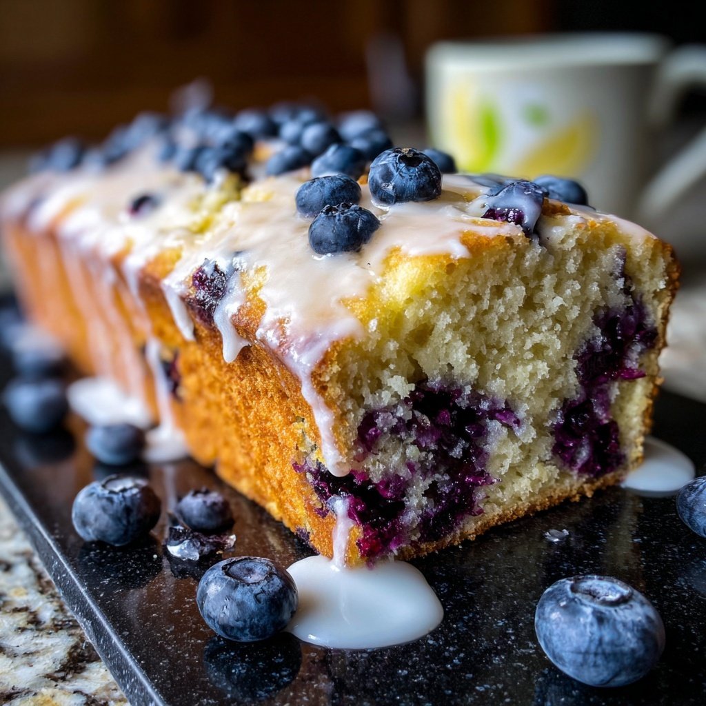 Baking & Desserts Lemon Blueberry Loaf Cake